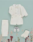 Baby Beige Shirt with Bow