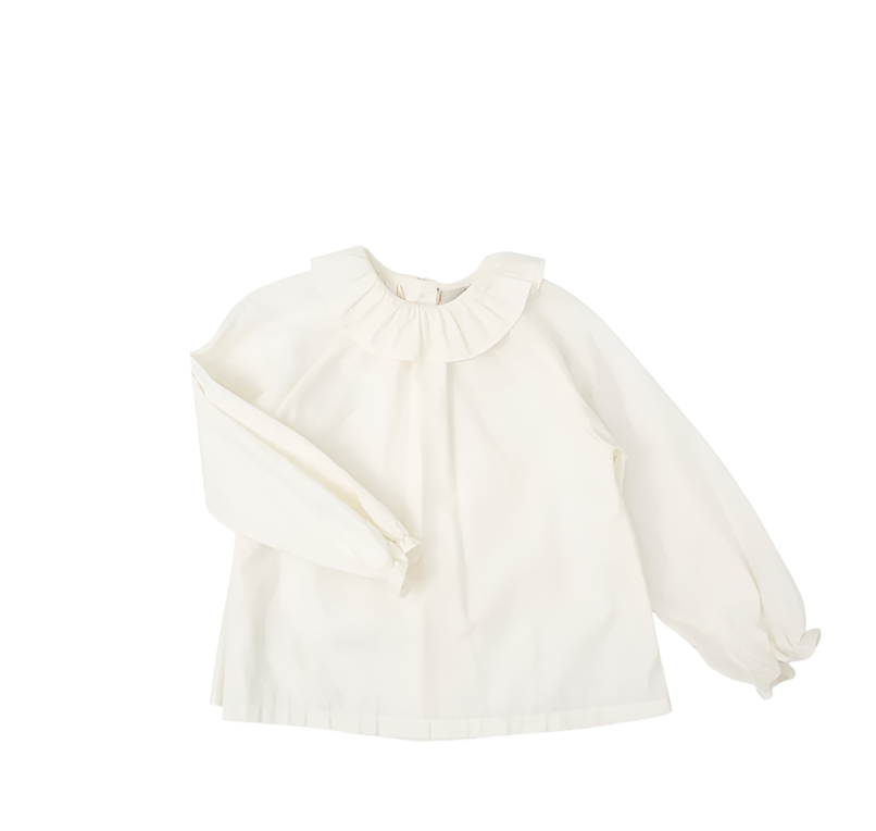 Off-White blouse for girls