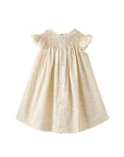 Liberty-inspired floral print in soft pastels smocked dress