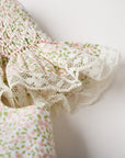 Liberty-inspired floral print in soft pastels smocked dress