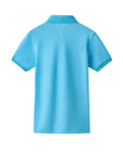 Cotton blue polo