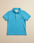 Cotton blue polo