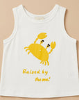 "Raised by the Sea" Crab Tank Top