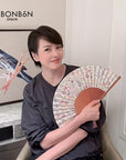 Spanish Handmade Fan with Floral Print