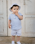 Short-sleeve shirt for baby boy