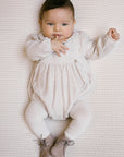 Baby Woven Beige Romper