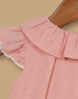 Ruffled Collar Close-Up