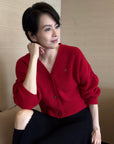 RED MIBONBóN Cardigan for Adults