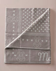 Polka Dot Knitted Baby Blanket in Brown