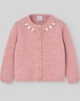 Girl Rose Pink Knitted Cardigan