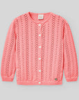 Lacy knit jacket for girls