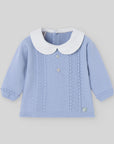 NEWBORN SWEATER "PAZ OI 25-26" with Button