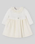 Cream Elegant NEWBORN DRESS