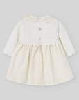 Cream Elegant NEWBORN DRESS