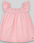 Baby Girls Red Checkered Dress