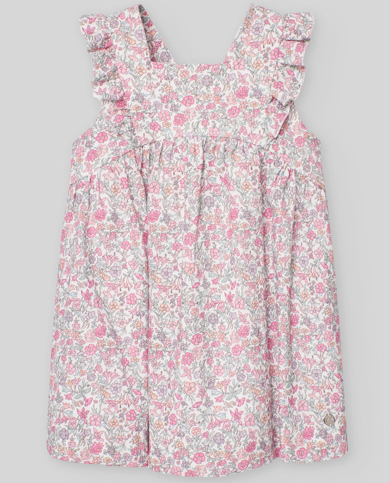 Baby girl&#39;s dress with  floral print