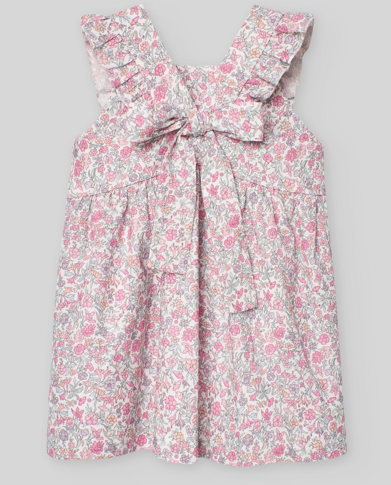 Baby girl&#39;s dress with  floral print