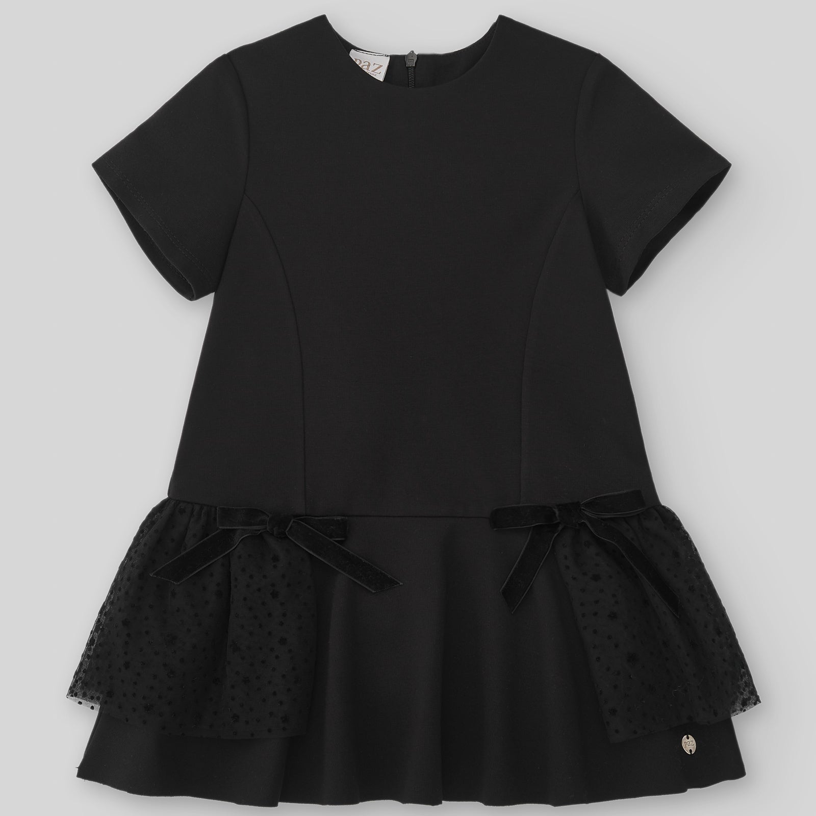 Girl Black Ruffle Dress