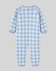 BABY CHECKED FOOTLESS ROMPER
