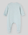 Baby Boy Blue Striped Romper