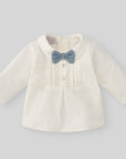 Baby Boy White shirt with Bow