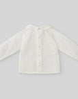 Baby White Blouse with front bottons