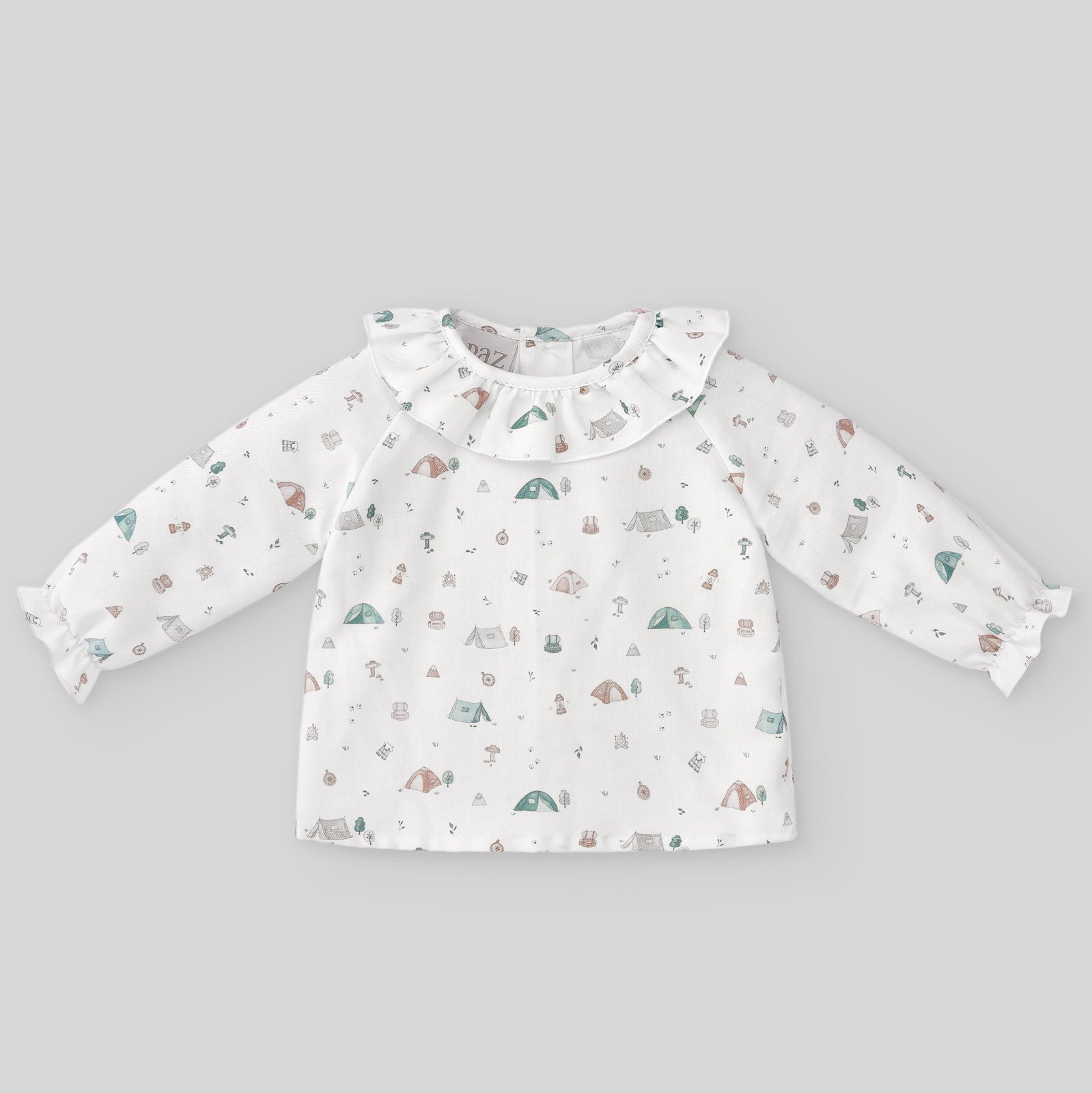 Baby White Printed Blouse CANDIL