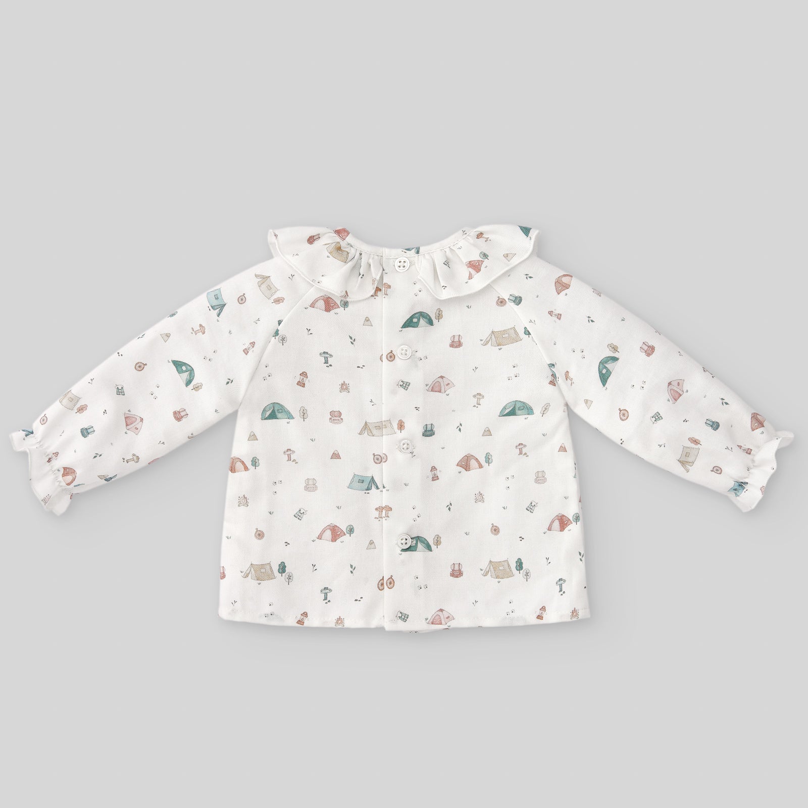 Baby White Printed Blouse CANDIL