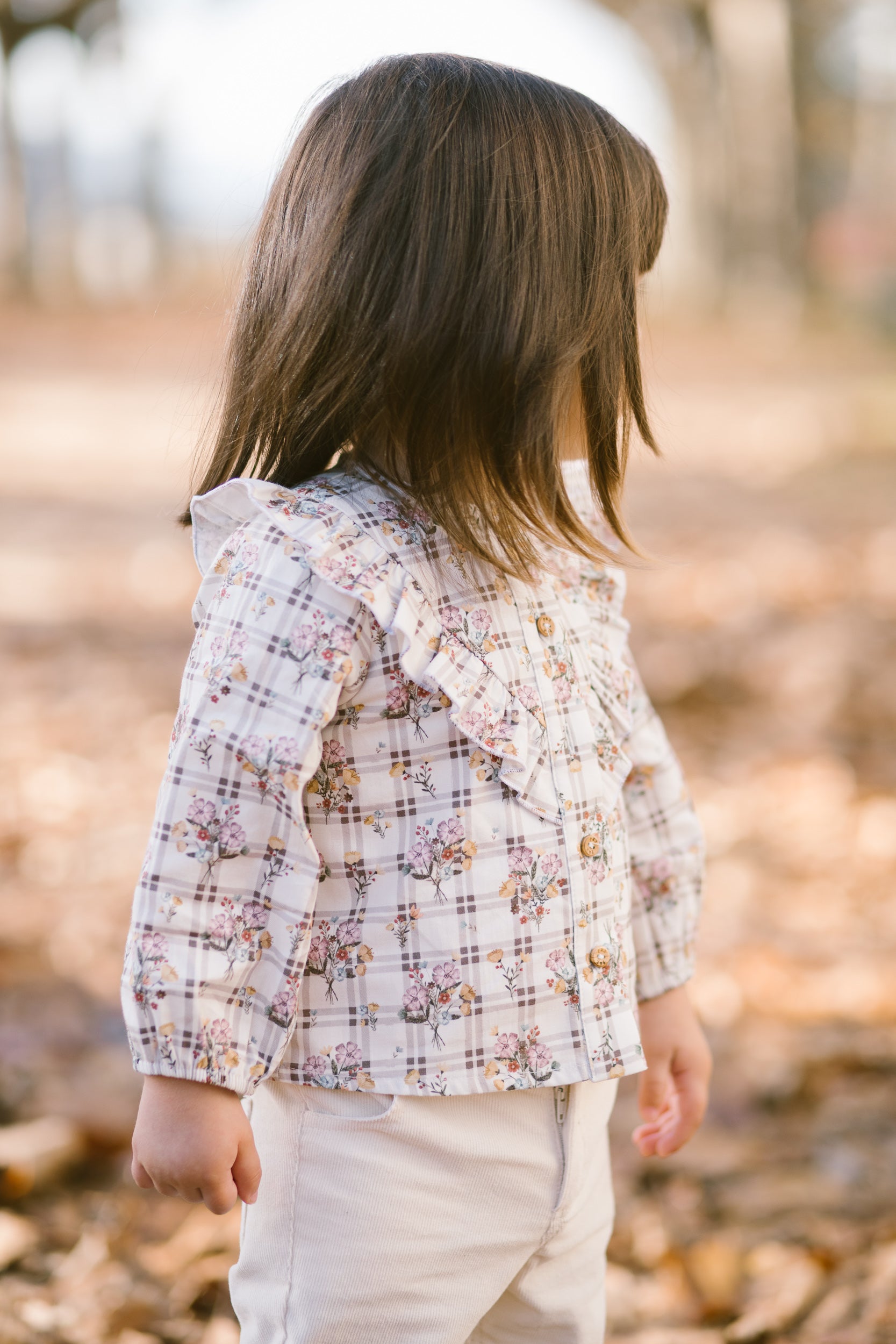 Floral Blouse Galatea for girls