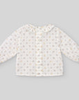 Baby Girls Flower Creamy Blouse