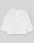 Baby Boy Cream Cotton Collar Blouse