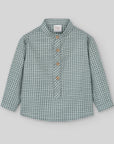 Baby Boy Green Checked Shirt