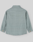 Baby Boy Green Checked Shirt