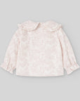 Baby Girl Pink Floral Blouse