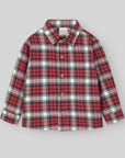 Boys Red Check Shirt