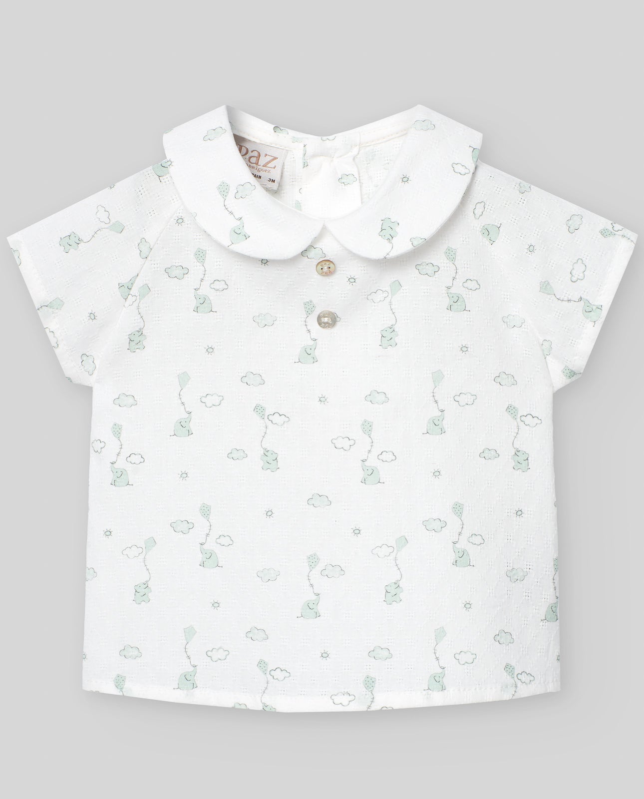 Baby Cute BLOUSE with elephant print