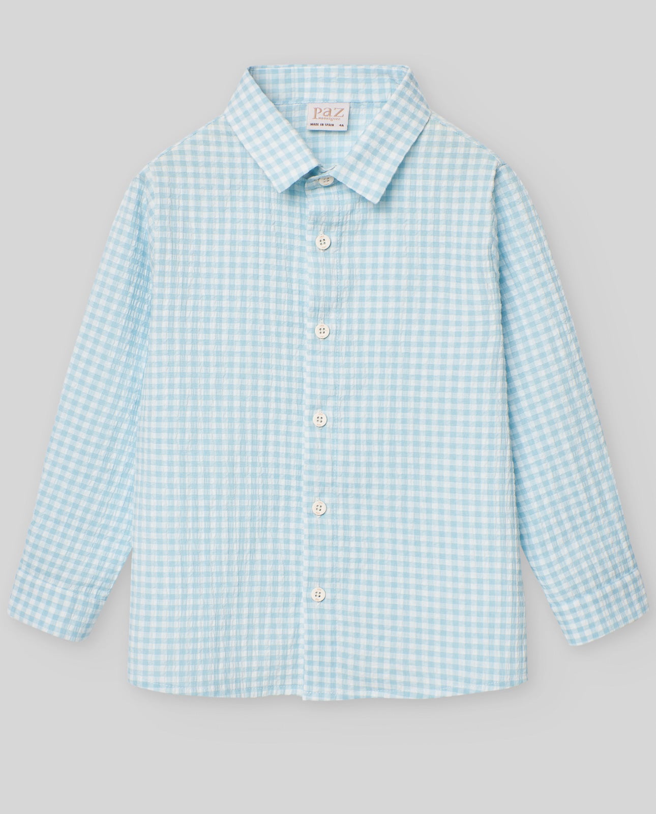 Boy Checked SHIRT in long sleeve