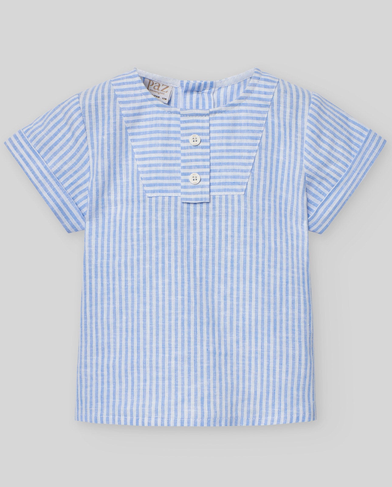 Short-sleeve shirt for baby boy