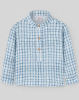 BOY CHECKED SHIRT "POMPON"