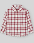 Boy Checked SHIRT in Red