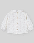 Baby Girl BLOUSE "PONY" with Round Collar