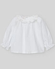 Plumeti white blouse for baby girl