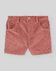 Dusty Rose Corduroy Shorts