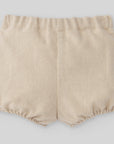 Baby Beige Shorts with elastic waistband