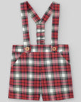 Baby Boy Red Tartan Trouser