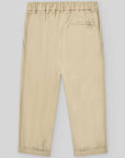 Beige WOVEN BOY TROUSERS "NEON"