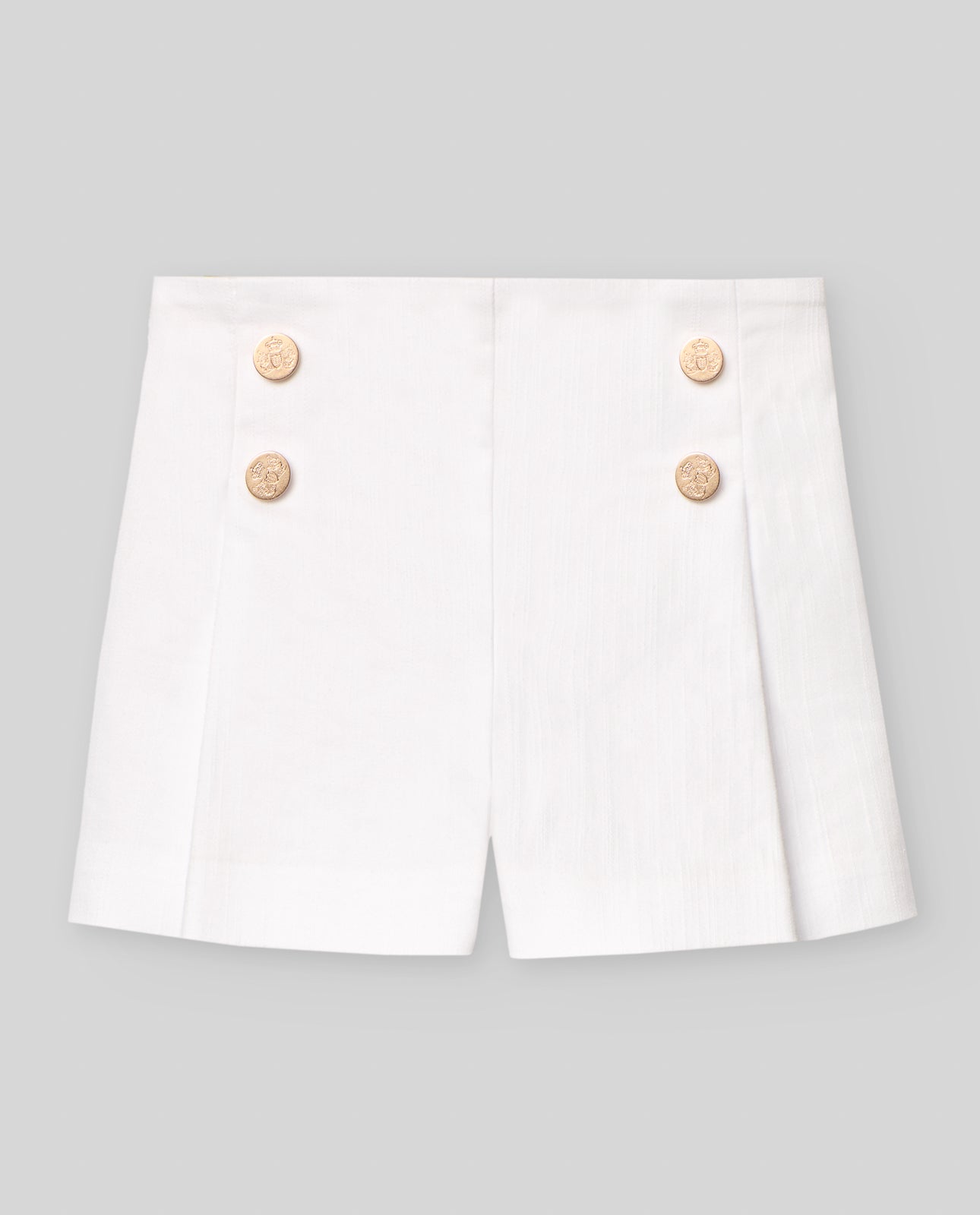 Girls’ shorts in canvas fabric