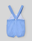 Blue WOVEN NEWBORN ROMPER "DORNA"