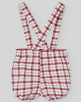 Baby Boy Checked Red SHORTS