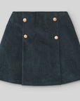 Dark teal green skirt for girls